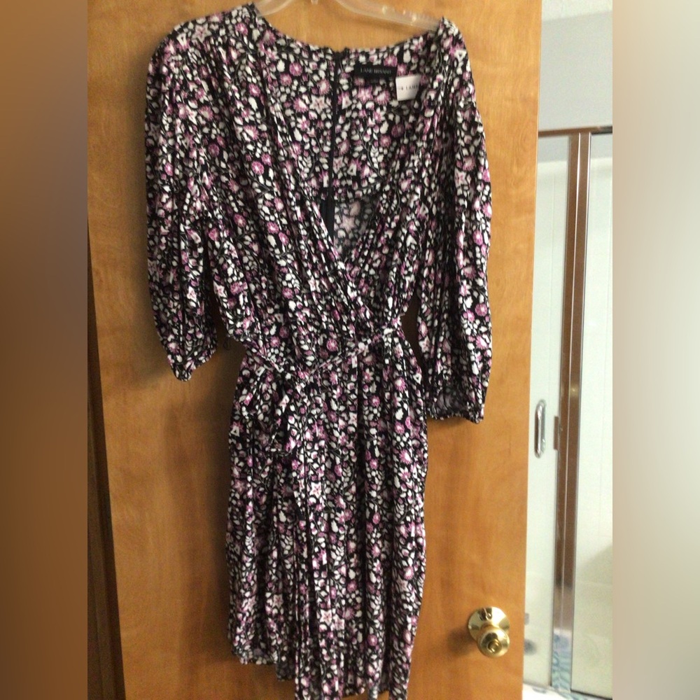 Floral Black and Pink Women's Romper